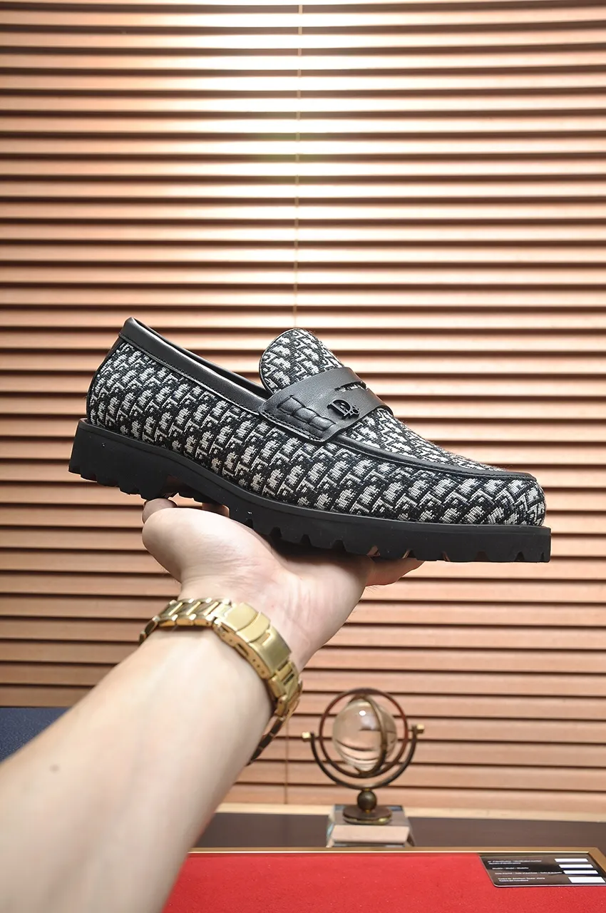 Men's shoes 💰600💶[Dior] (water-dyed cowhide lining) Dior original 1:1 high-quality factory, imported original materials, imported raw cowhide, water-dyed cowhide lining, original TPU outsole, code number: 38-44 (45 customized)